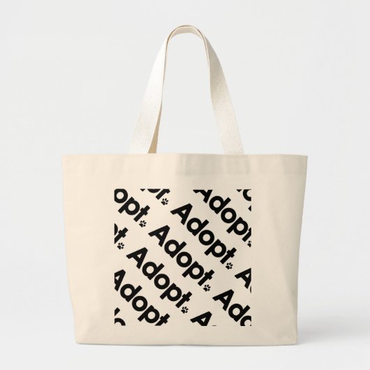 WHS keurt Logo goed Grote Tote Bag (Voorkant)