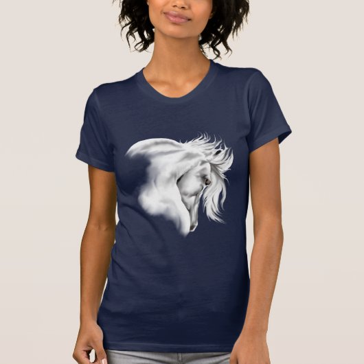 Whte Horse Head T-Shirt (Voorkant)