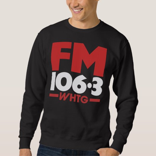 WHTG 106.3 FM Radio t-Shirt _ Hoodie (Voorkant)