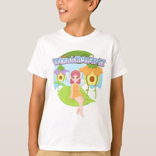 WhuddleWorld Fairy RInger Tee Shirt (Voorkant)