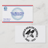 WHV Visitekaartjes in ruste (Voorkant / Achterkant)