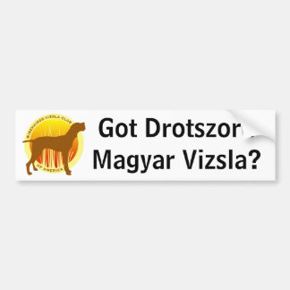 WHVCA heeft Drotszoru...? Bumpersticker