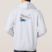 WHW Hoodie met Tennis Ball Quote (Ash Gray) (Achterkant)