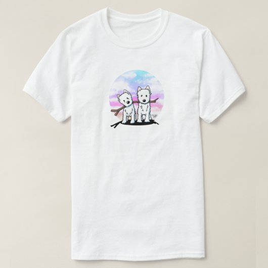WHWT Beach Duo T-shirt (Design voorkant)