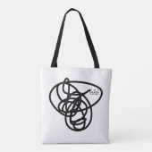 WHY CHAOS. THATS ART. TOTE BAG (Achterkant)