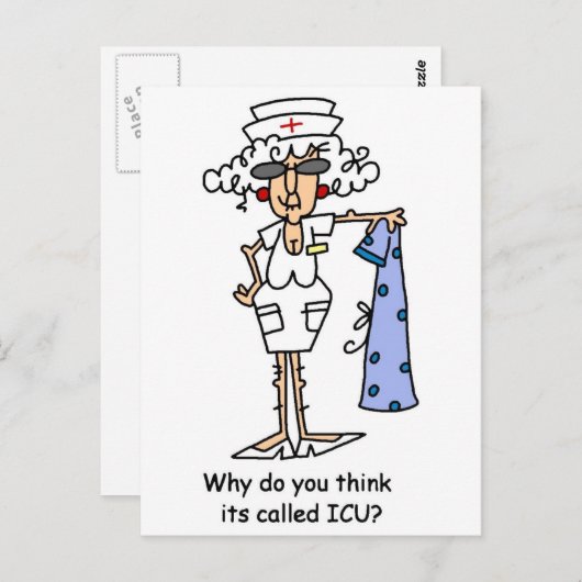 Why do you think it's called ICU? Briefkaart (Voorkant / Achterkant)