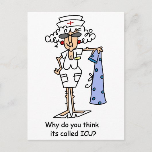 Why do you think it's called ICU? Briefkaart (Voorkant)