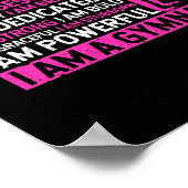 Why go when you can cartwheel tumbling gymnastics poster (Hoek)