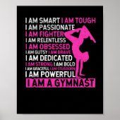 Why go when you can cartwheel tumbling gymnastics poster (Voorkant)