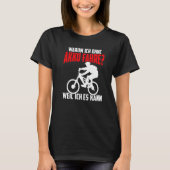 Why I ride without a battery because I can Premium T-shirt (Voorkant)