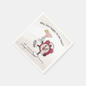 Why Limit Happy Hour Cocktail Napkin Servet (Hoek)