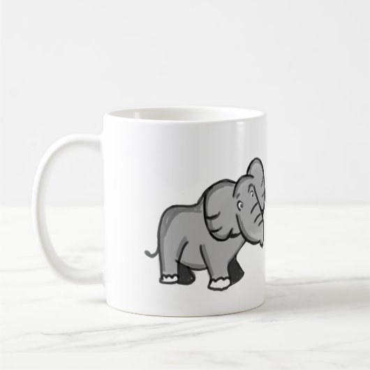 Why Me? Elephant Koffiemok (Links)