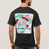 "WHY NOT?!" door thaddeus & crimson, Adam Moyer T-shirt (Achterkant)