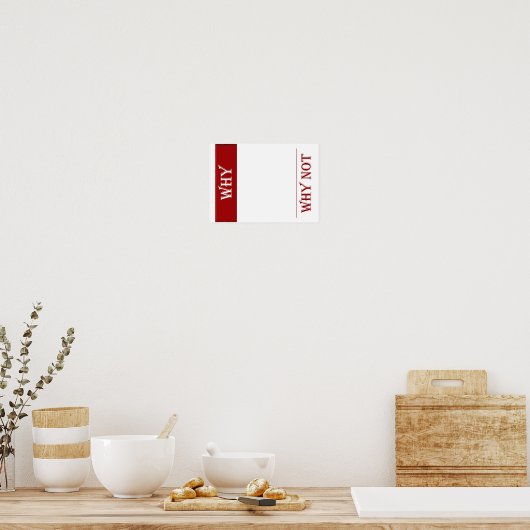 WHY POSTER (Keuken)