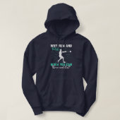 Why Run And Puke Thrower Track And Field Hammer Hoodie (Design voorkant)