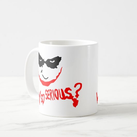 Why So Serious? Man Koffiemok (Voorkant links)