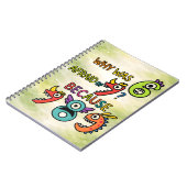 Why Was 7 Afraid Funny Math Notebook for Kids Notitieboek (Linkerzijde)
