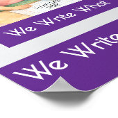 Why Writers Write Anchor Chart Classroom Poster (Hoek)