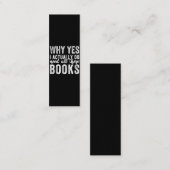 Why Yes, I Actually Do Need All These Books Klantenkaartje (Voorkant / Achterkant)
