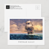 Whydah Gally Historic Ship Painting Briefkaarten (Voorkant / Achterkant)