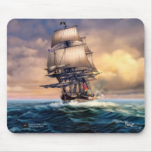 Whydah Gally Historic Ship Painting Gift Muismatte