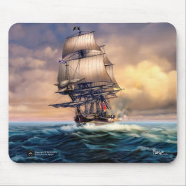 Whydah Gally Historic Ship Painting Gift Muismatte Muismat