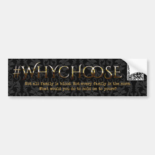 #WhyKies Victoriaans Floral Bumpersticker