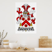 Whyte Family Crest Poster (Keuken)