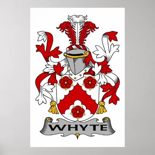 Whyte Family Crest Poster (Voorkant)