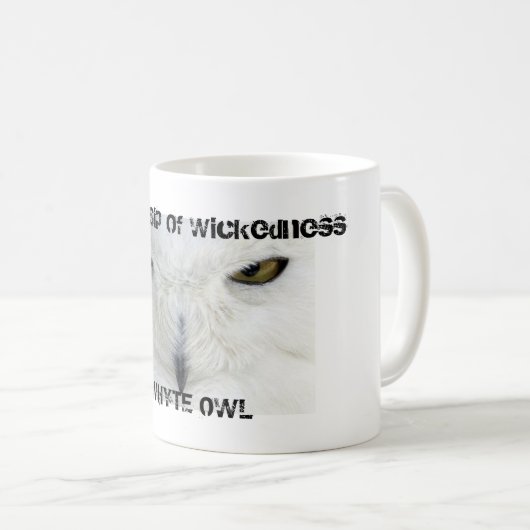 Whyte Owl Coffee Mok (Voorkant rechts)