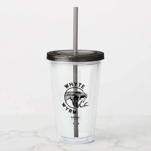 Whyte Wyrm Logo Acryl Drinkbeker (Voorkant)