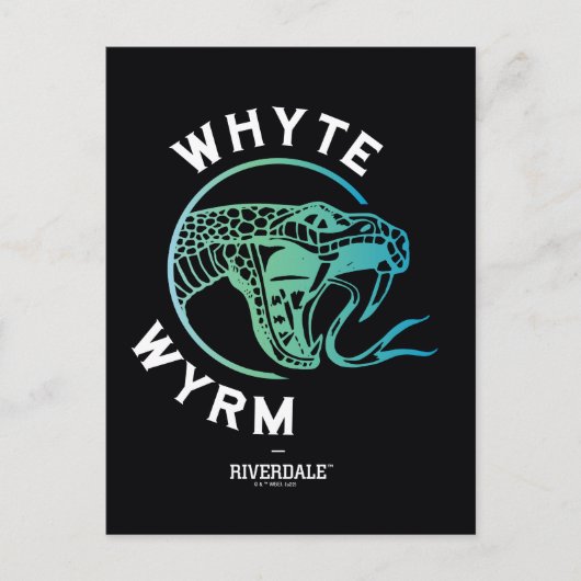 Whyte Wyrm Logo Briefkaart (Voorkant)