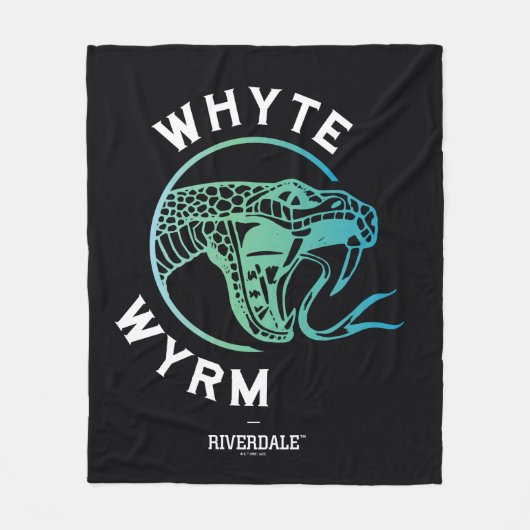 Whyte Wyrm Logo Fleece Deken (Voorkant)