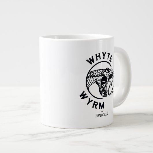 Whyte Wyrm Logo Grote Koffiekop (Voorkant rechts)