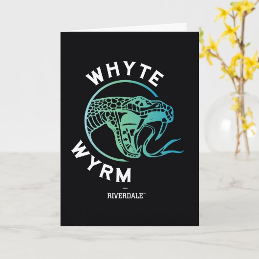 Whyte Wyrm Logo Kaart (Gele Bloem)