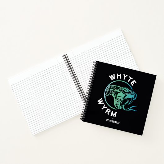 Whyte Wyrm Logo Notitieboek (Binnen)
