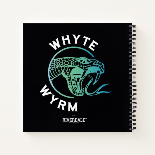 Whyte Wyrm Logo Notitieboek (Achterkant)