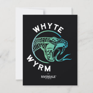 Whyte Wyrm Logo Notitiekaartje