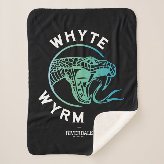 Whyte Wyrm Logo Sherpa Deken (Voorkant)