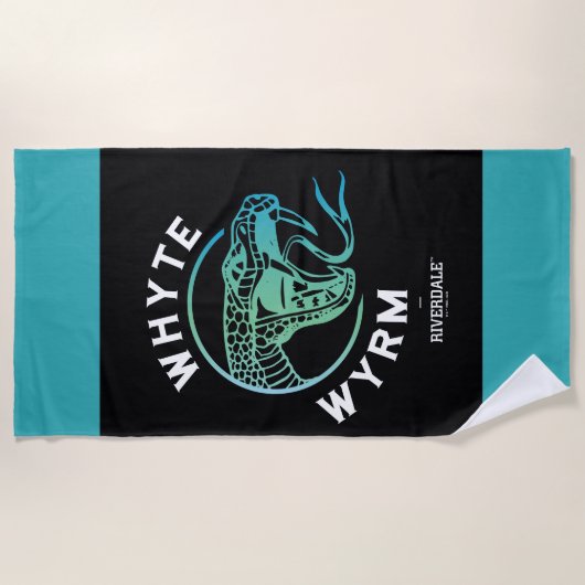Whyte Wyrm Logo Strandlaken (Voorkant)