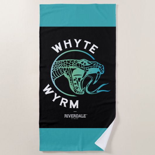 Whyte Wyrm Logo Strandlaken (Voorkant)