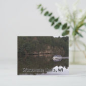 WI Dells Wisconsin Boottochten Briefkaart (Staand voorkant)
