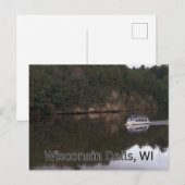 WI Dells Wisconsin Boottochten Briefkaart (Voorkant / Achterkant)