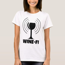 Wi-Fi-Humor WiFi-golven T-shirt
