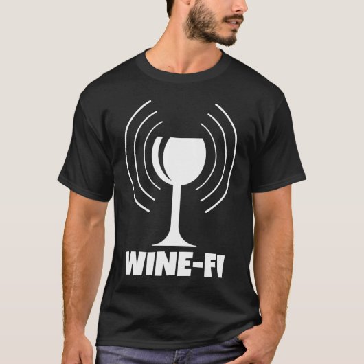 Wi-Fi-Humor WiFi-golven T-shirt (Voorkant)