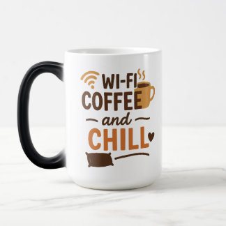 Wi-Fi, koffie en chill Magische Mok