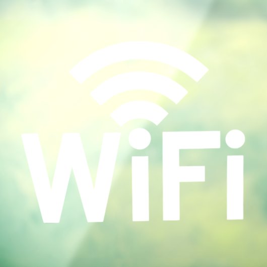 Wi-fi-netwerk Raamsticker (Vel 3)