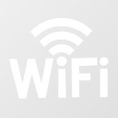 Wi-fi-netwerk Raamsticker (Vel)