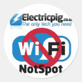Wi-Fi NotSpot sticker (Voorkant)