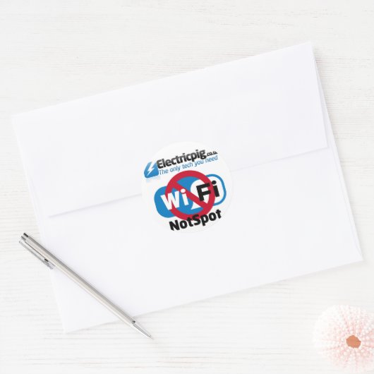 Wi-Fi NotSpot sticker (Envelop)